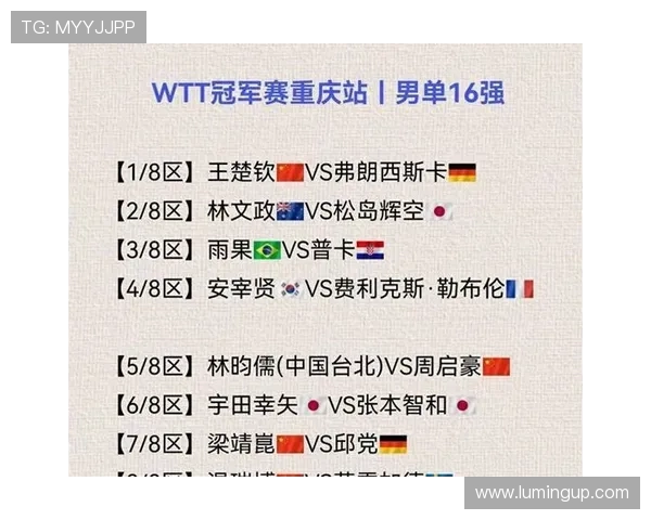 重庆乒乓球队实力强劲最新乒乓球TOP10榜单揭晓